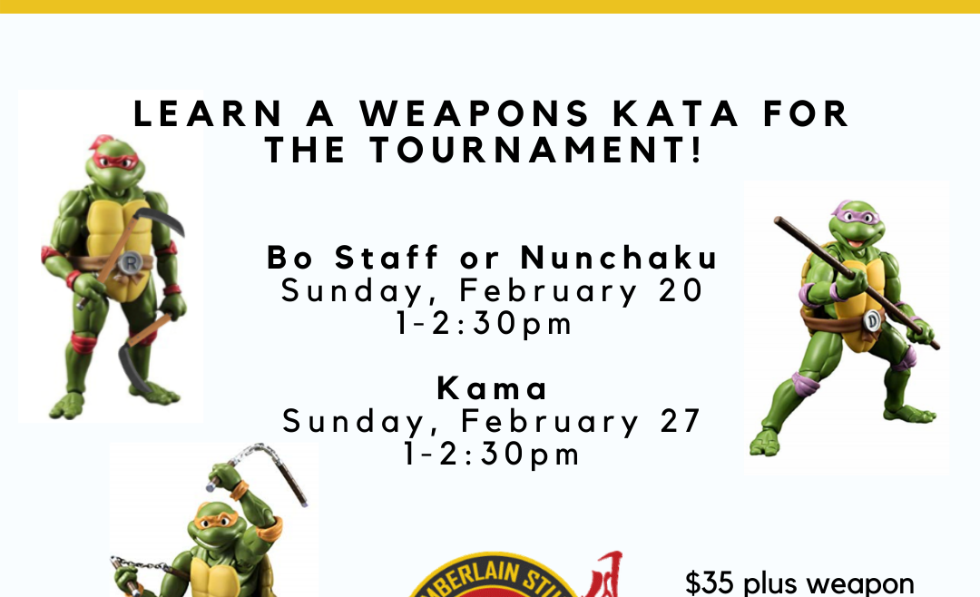 Bo, Nunchaku and Kama Kata Seminars!