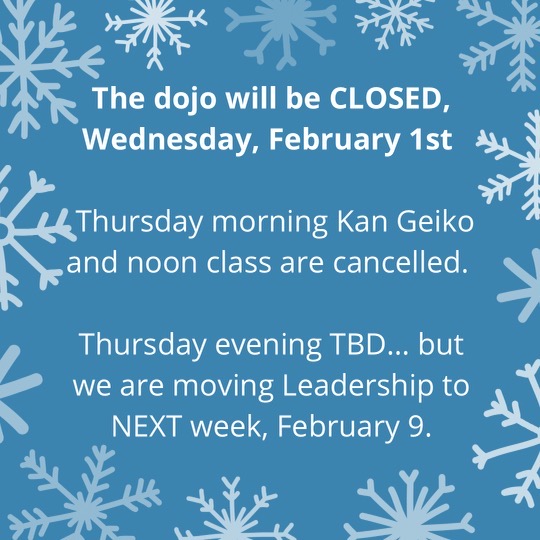 Closed for Inclement Weather Through Noon Thursday 2/2